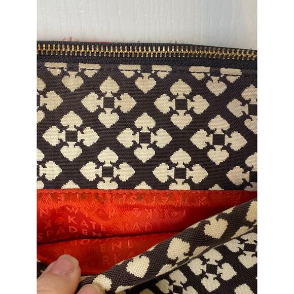 KATE SPADE New York Classic Spade Chocolate Victoria Crossbody Purse Adjustable - Picture 6 of 9